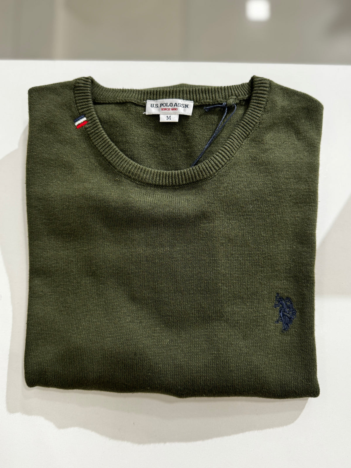Camisola Lisa de Gola Redonda U.S.Polo Assn.