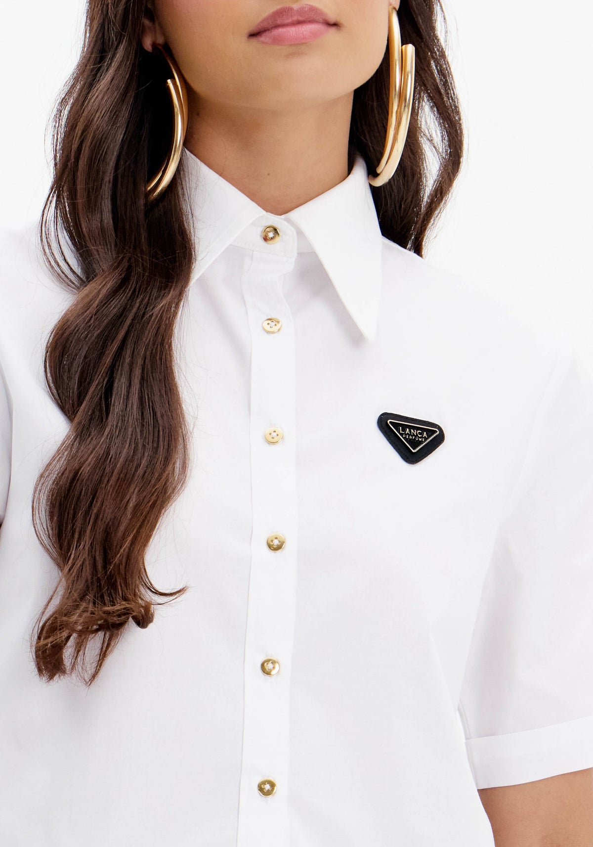 Camisola Mulher Manga Curta Lança Perfume