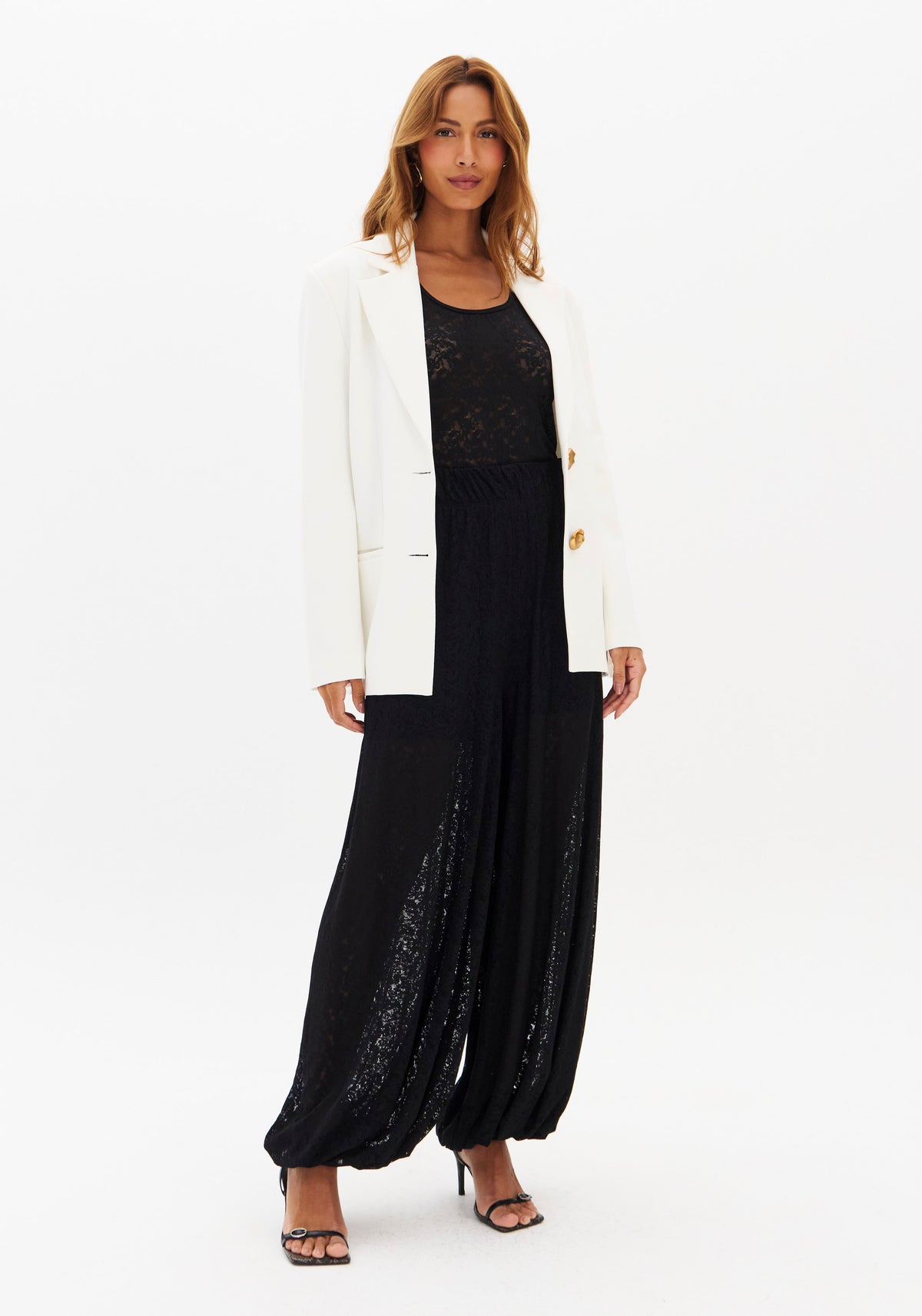 Lace Aladdin Trousers with Inner Lining Pants Lança Perfume