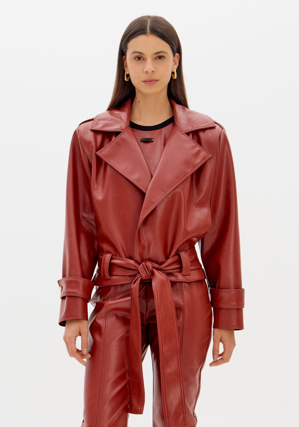 PU Leather Perfecto Jacket Lança Perfume