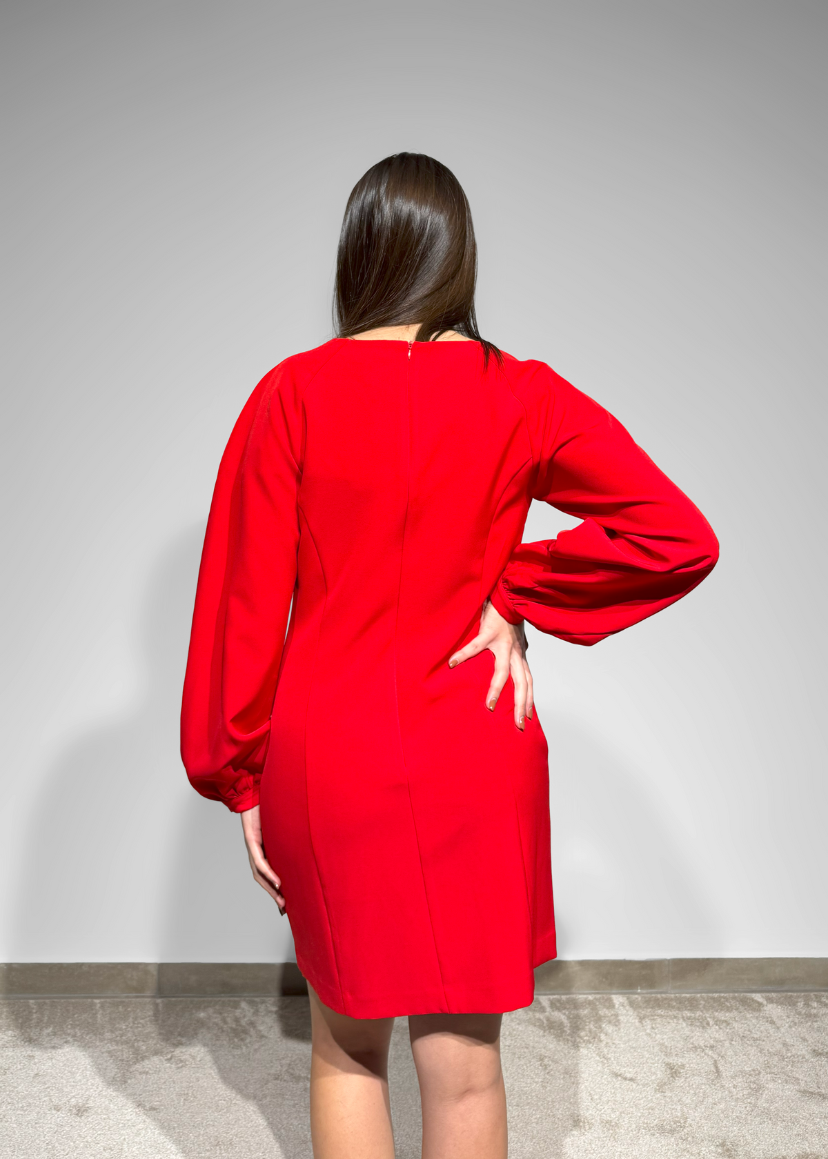 Vestido vermelho Koralline
