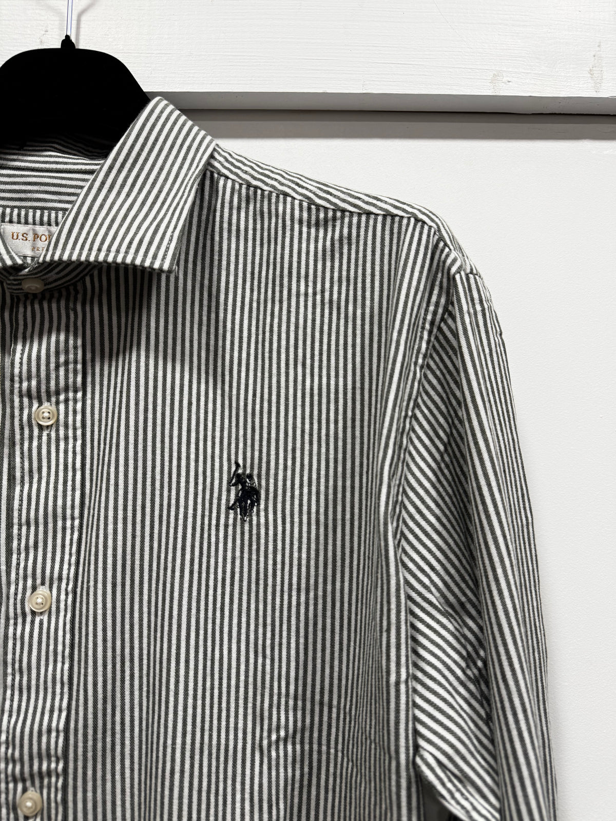 Camisola de manga comprida às riscas para homem US Polo Assn.