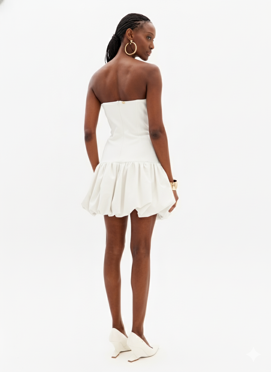 Vestido Curto Balão Lança Perfume