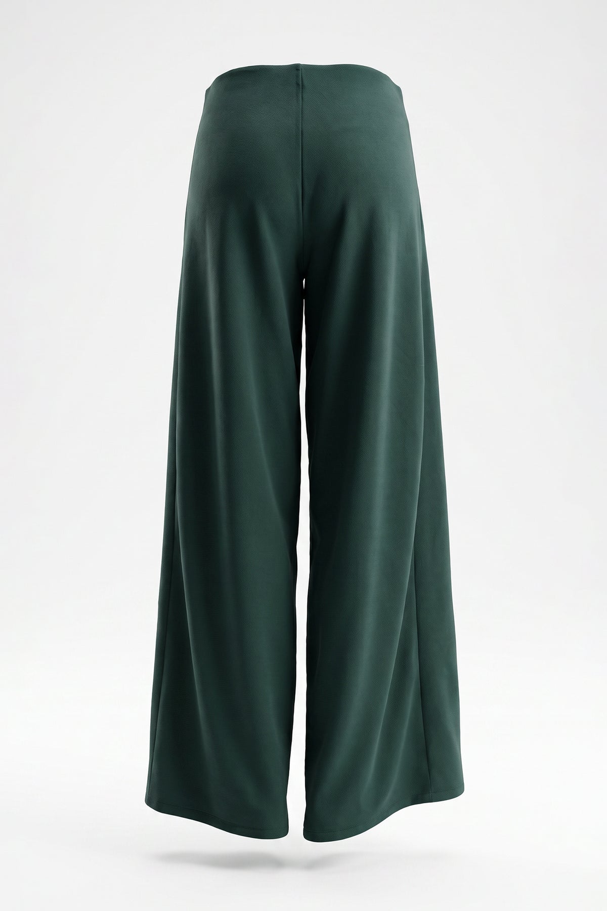 Green Aura Knit Wide-Leg Trousers Sahoco