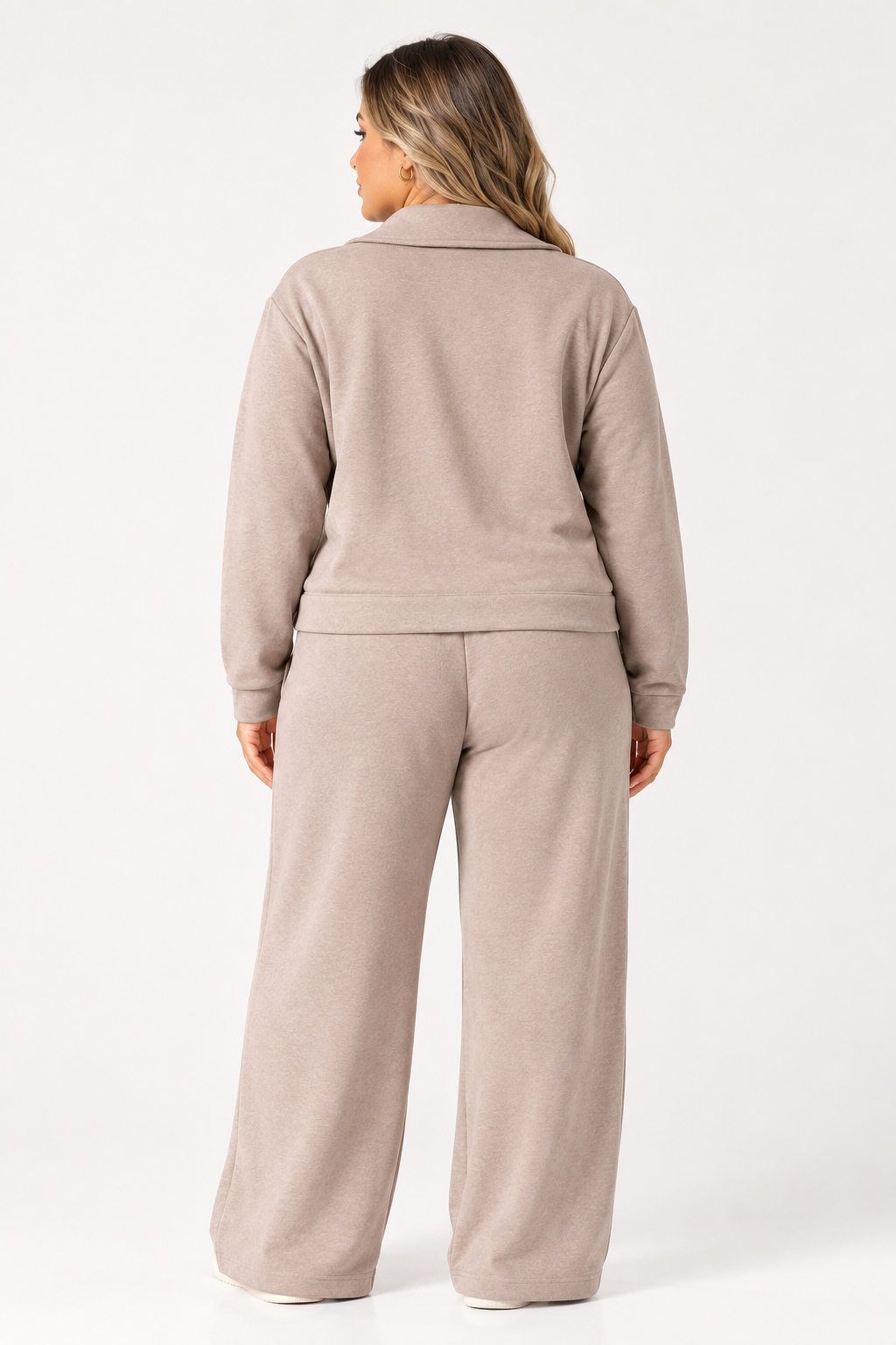 Camel Wide-Leg Joggers Quattro Venti