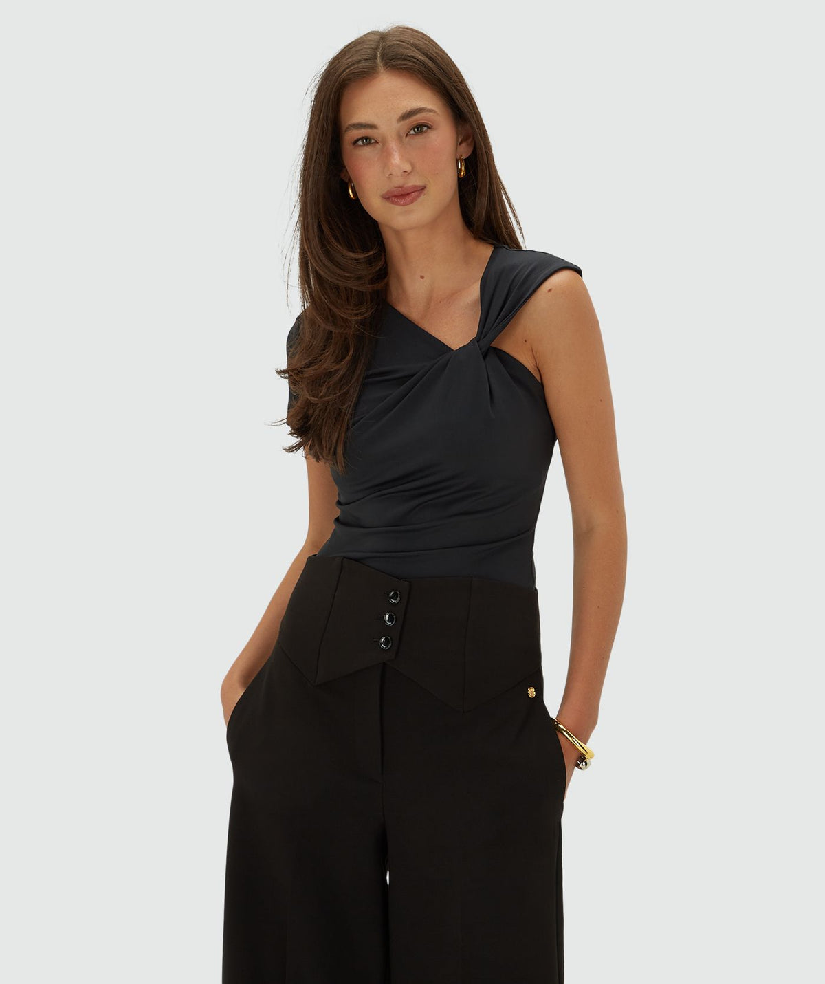 LEVI Slim Fit Bodysuit - Black JOSH V