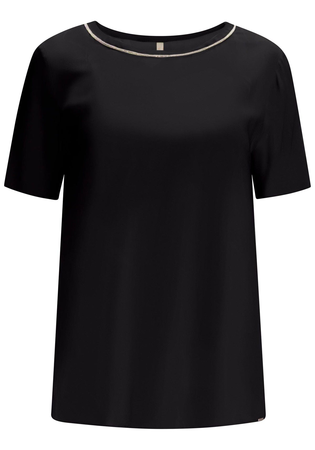 Blusa fluída com decote redondo Lez a Lez