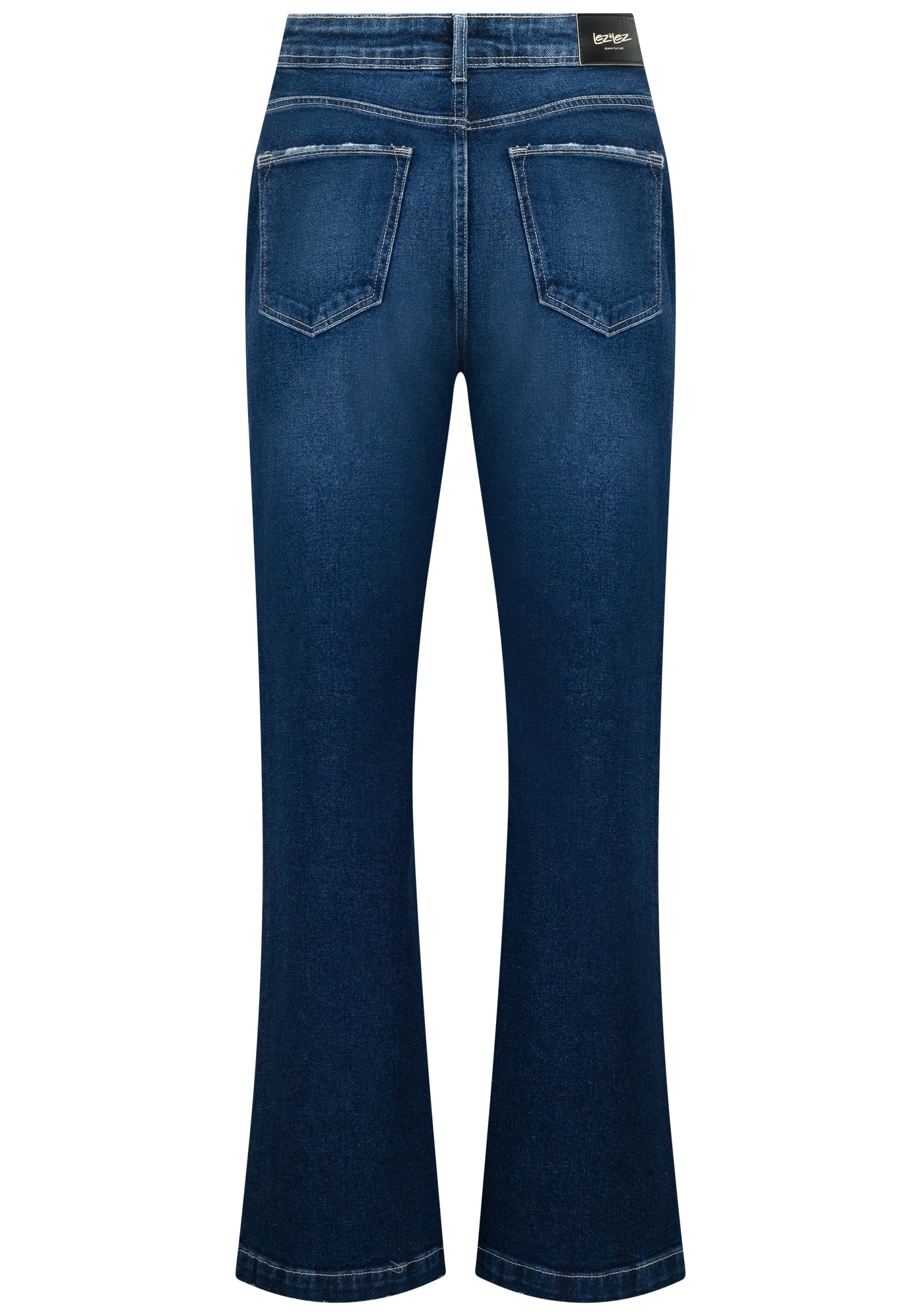 Calça de ganga regular Lez a Lez
