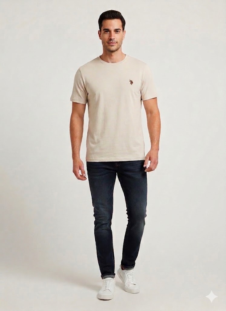 Solid Crew Neck T-Shirt U.S. Polo Assn.