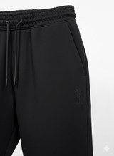 Black Mens Double Horsemen Loopback Joggers U.S. Polo Assn.