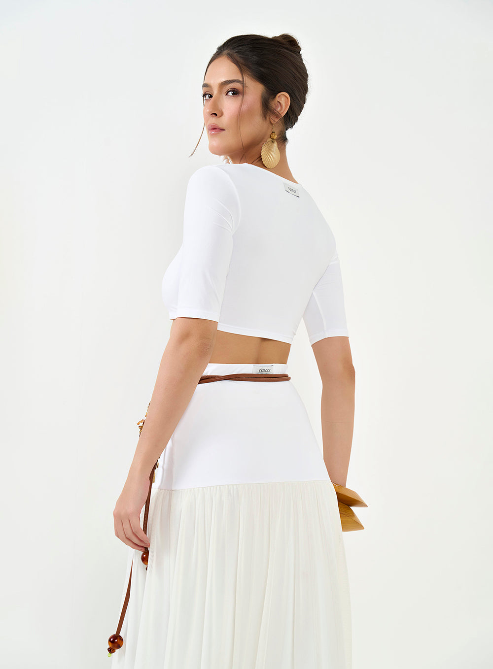 Fitted Square Neck Top Colcci