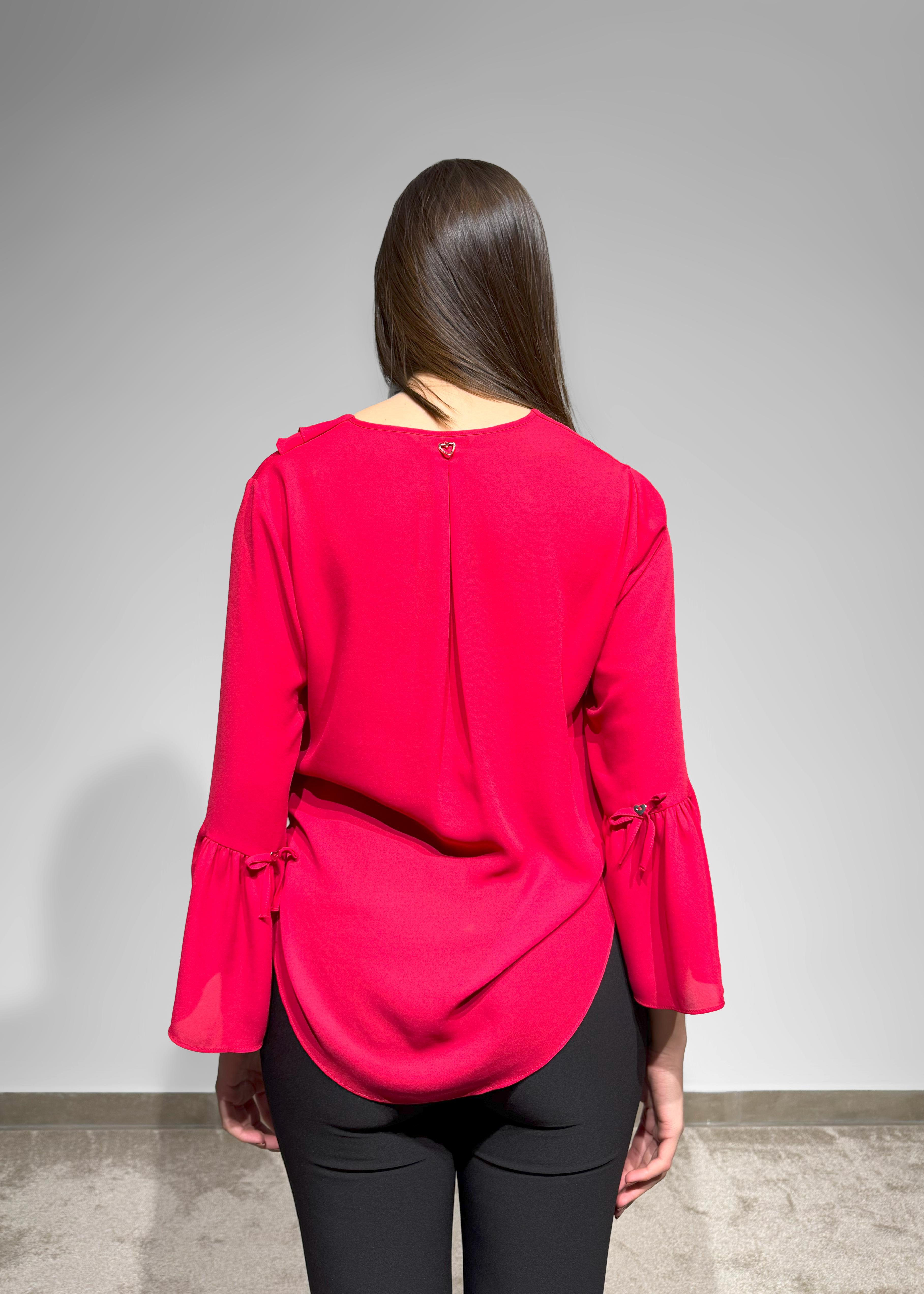 Blusa com folhos Silvina Campos