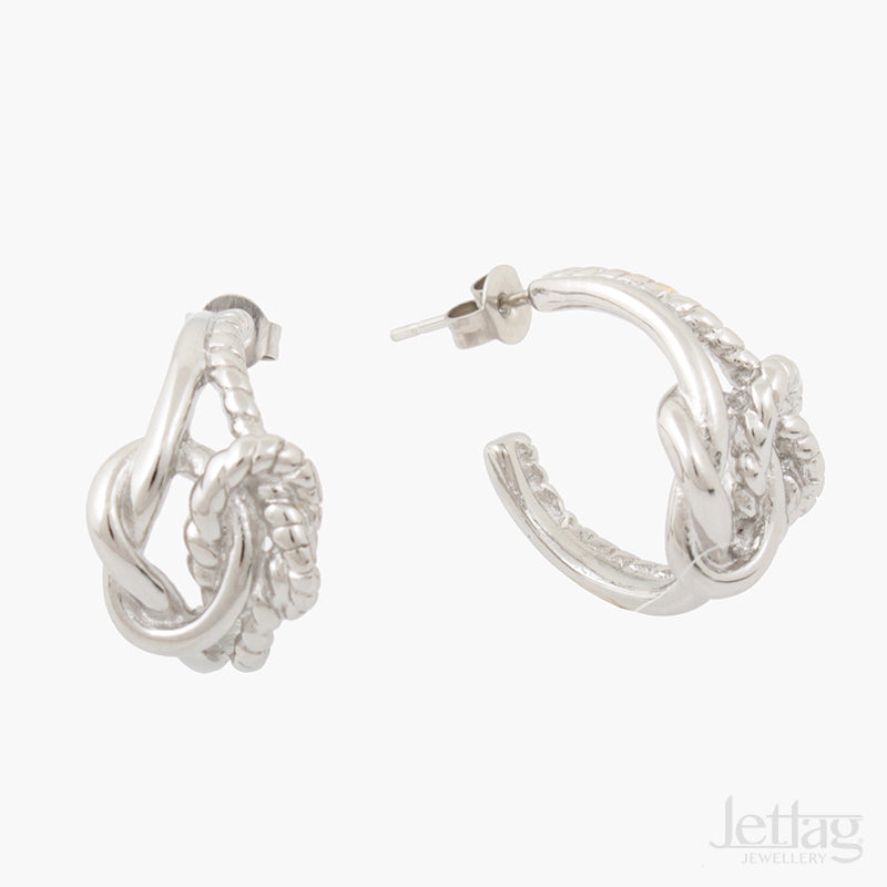 Knot Hoop Earring Jetlag