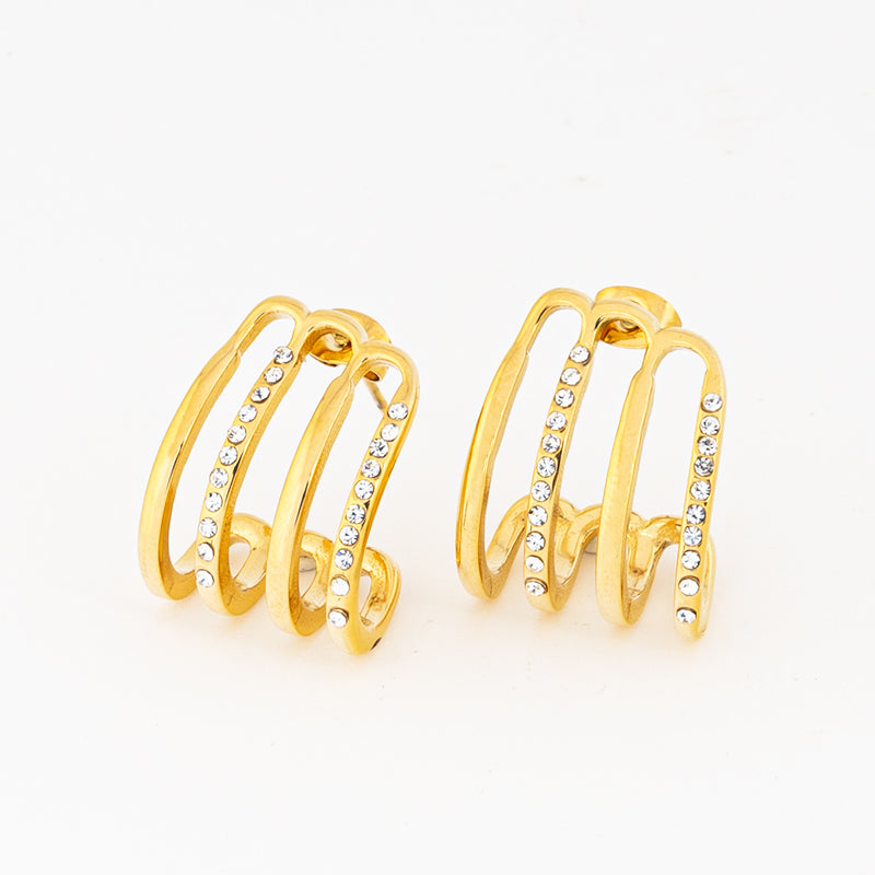 Zirconia Earrings Jetlag