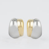 Two-Tone Sculptural Earrings Jetlag
