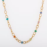Gold Chain with Colorful Stones Jetlag