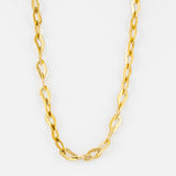 Gold-Tone Stainless Steel Chain Necklace Jetlag