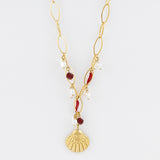 Shell Pendant Charm Necklace Jetlag