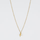 Delicate Cowrie Shell & Pearl Necklace Jetlag