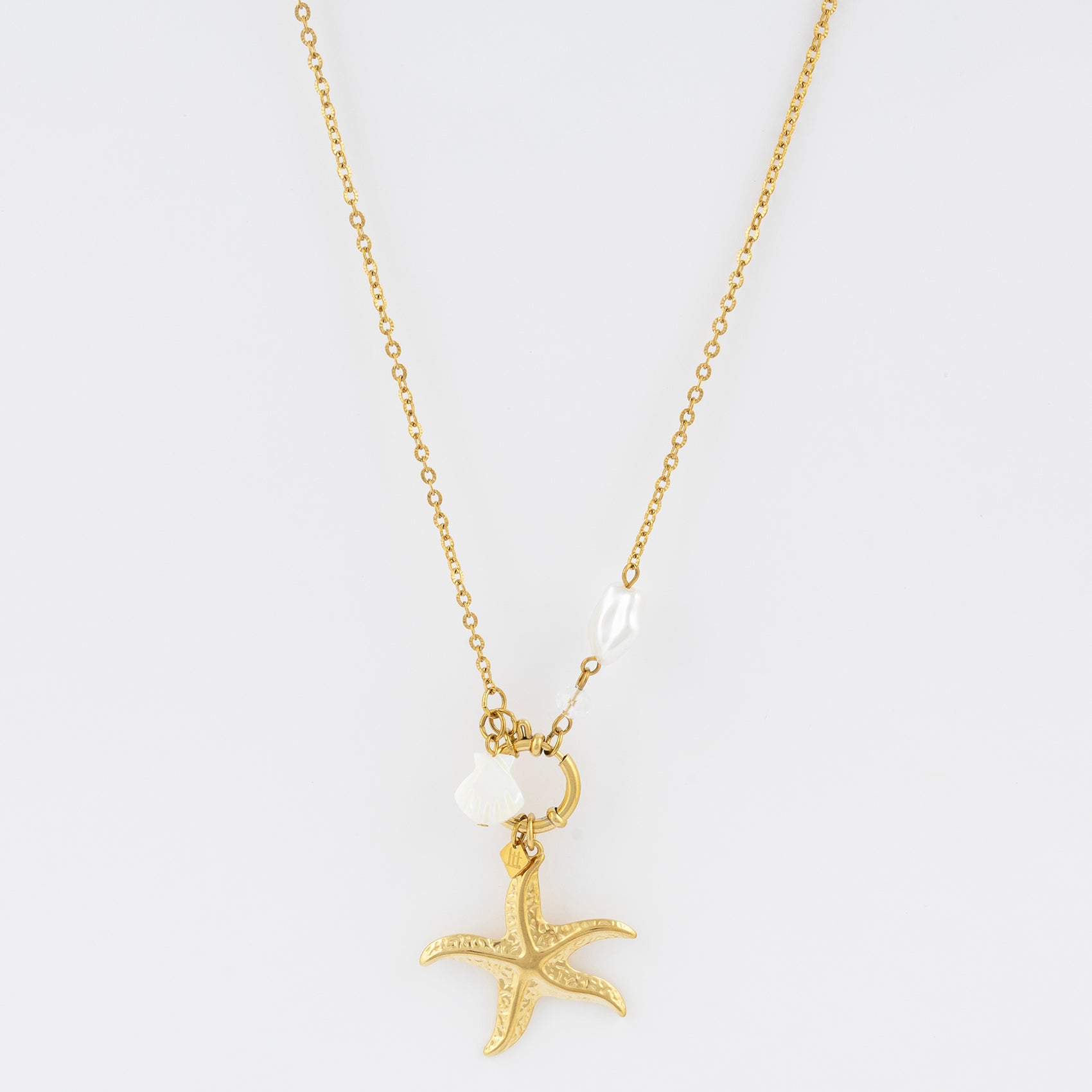 Fine Starfish and Pearl Necklace Jetlag