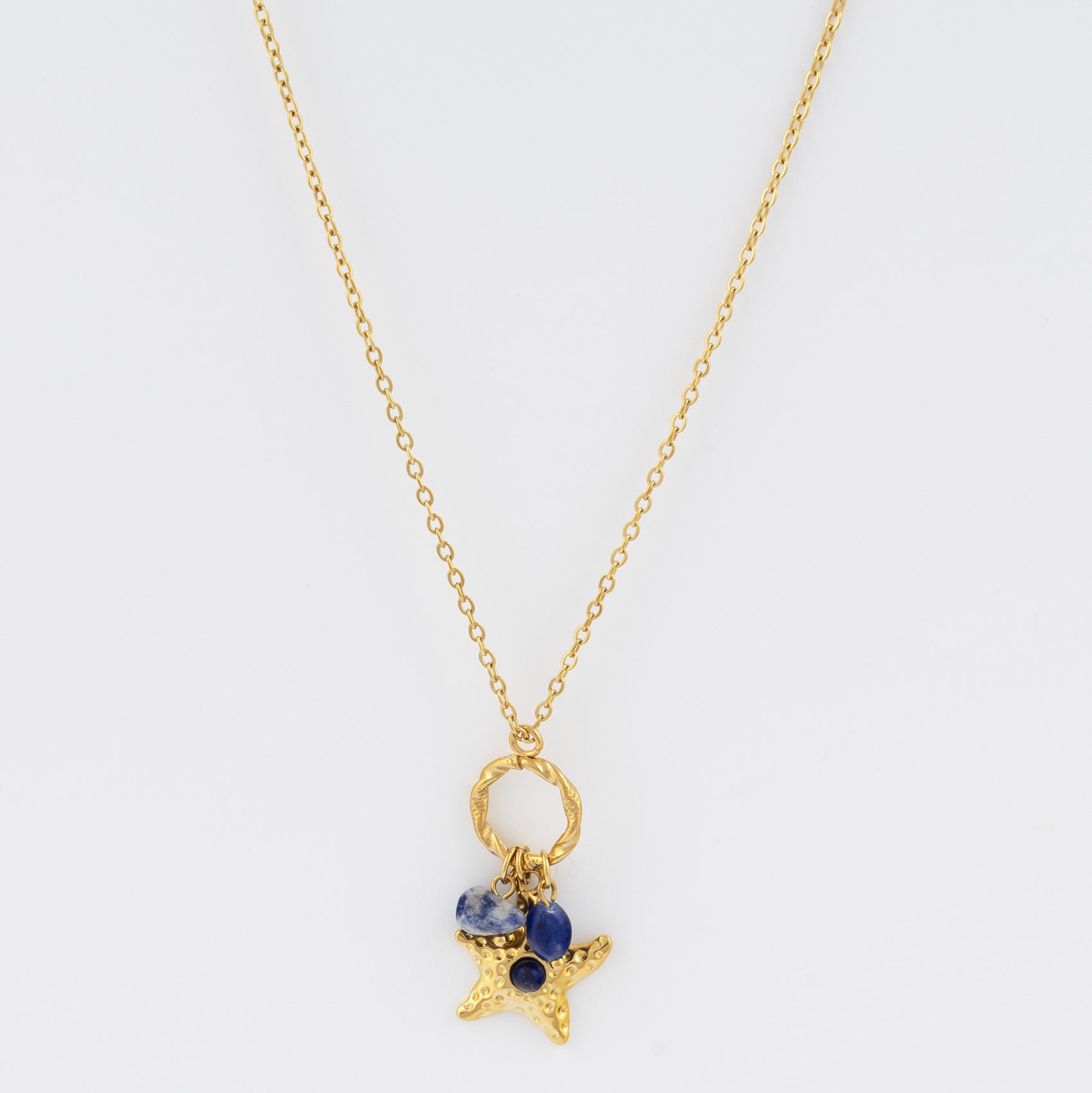 Necklace with Blue Starfish Pendant Jetlag