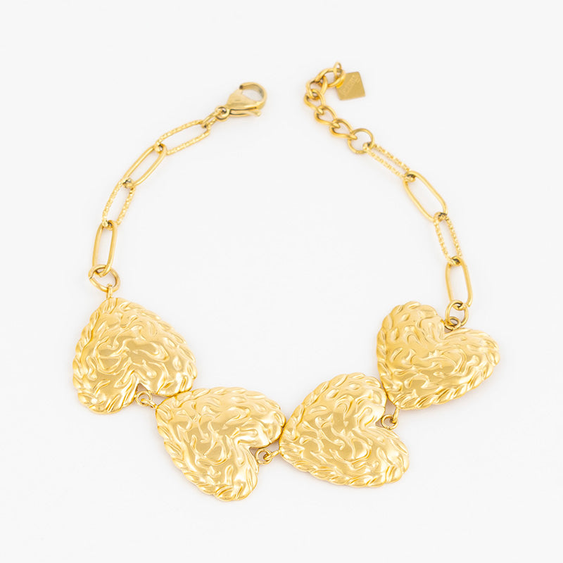 Delicate Hearts Chain Bracelet Jetlag