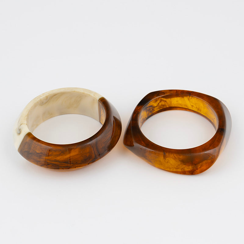 2-Pack Resin Bracelet Set - Blend Collection Jetlag