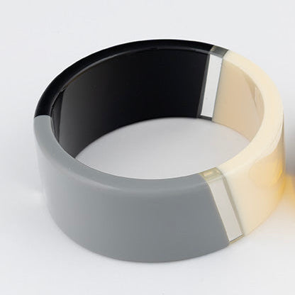 Chunky Acrylic Contrast Bangle Jetlag