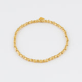 Pulseira elástica minimalista e elegante com contas para jet lag