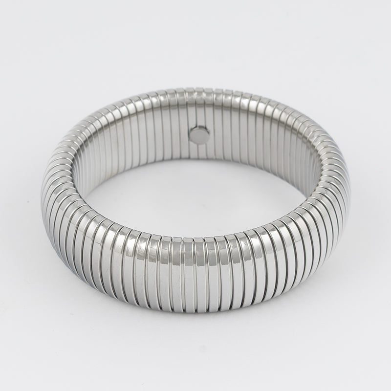 Bold Stretch Chain Bracelet Jetlag