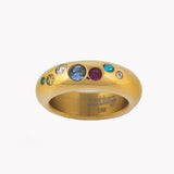 Ring with Colorful Crystals (1002) Jetlag