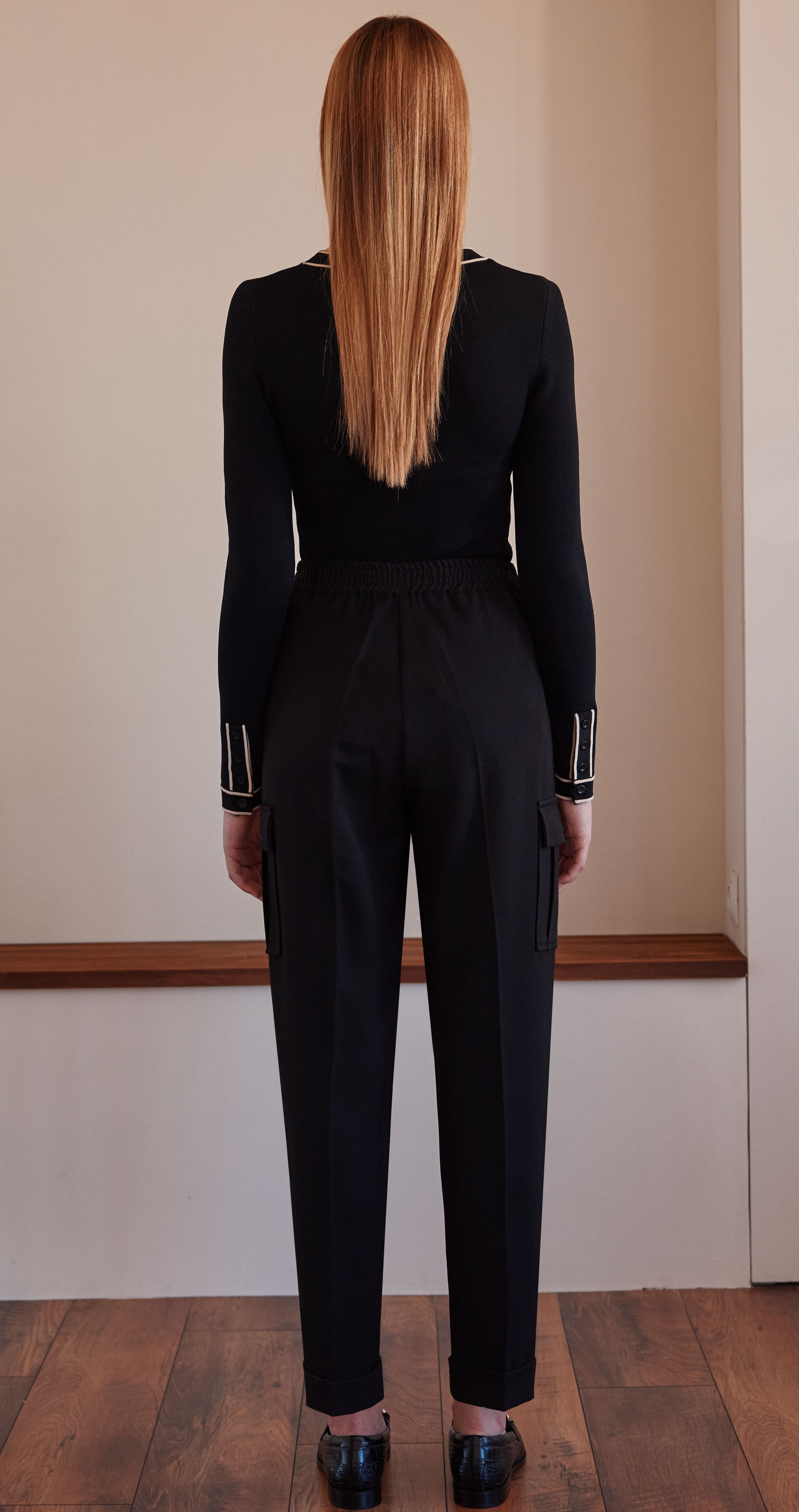 Twill Cargo Trousers with Side Pockets Arggido