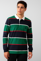 Men´s Long Sleeve Polo with Stripes in Multiple Colors U.S. Polo Assm.