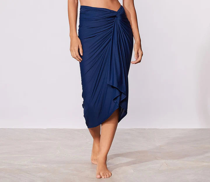 Solid Minimalist Premium Beach Wrap CIA. Marítima
