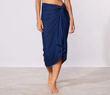 Solid Minimalist Premium Beach Wrap CIA. Marítima