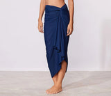 Solid Minimalist Premium Beach Wrap CIA. Marítima