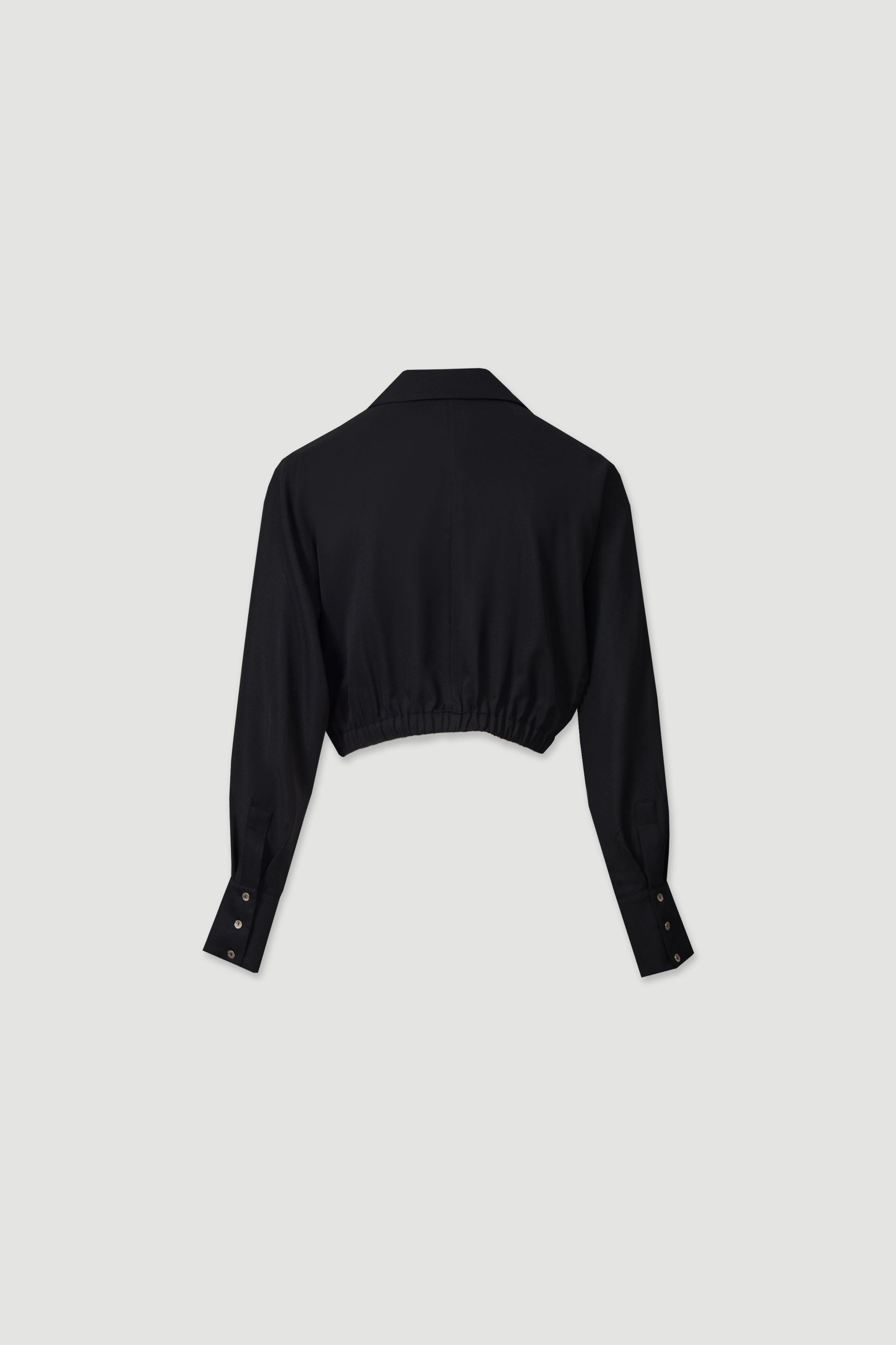 Blusa curta com elástico Ferrache