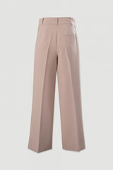 Calça wide leg com prega Ferrache
