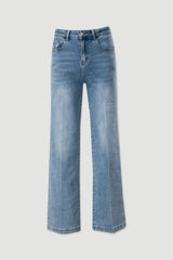 Straight jeans de cintura subida Ferrache