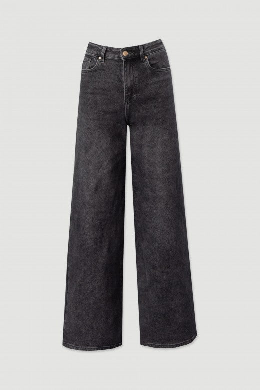 Cotton Wide Leg Jeans Ferrache