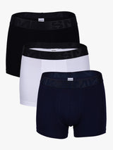 Waistband 3 Pack A-Front Cotton Rich Boxers SMK