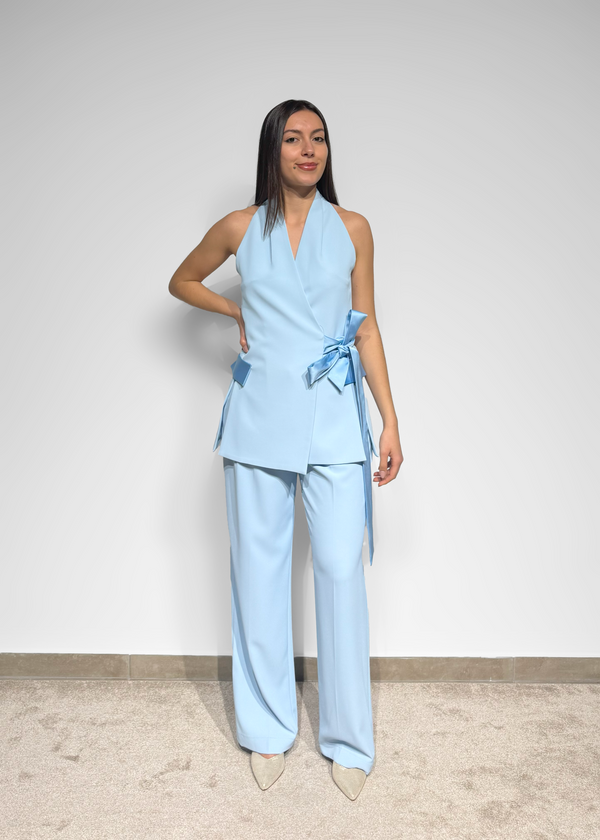 Satin-Tie Double-Breasted Waistcoat Imperial