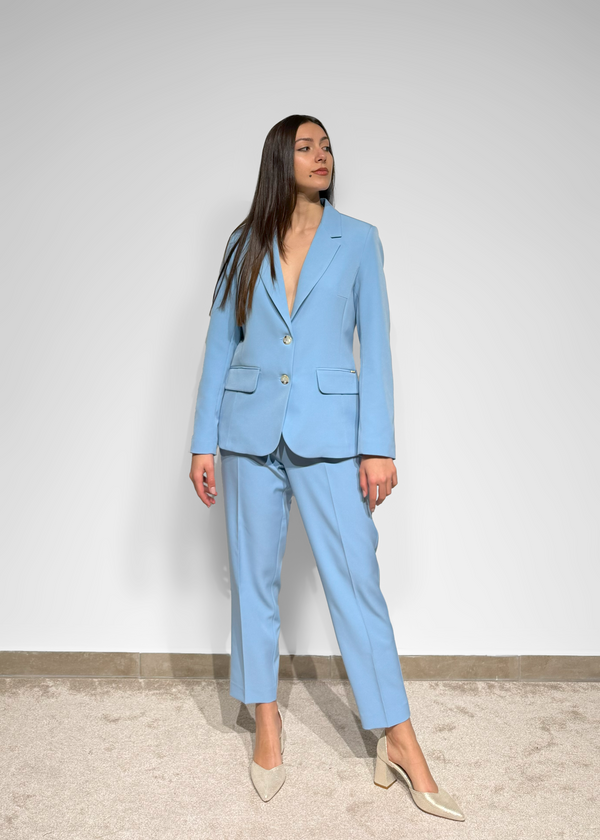 Light Blue Tailored Blazer Lusiana