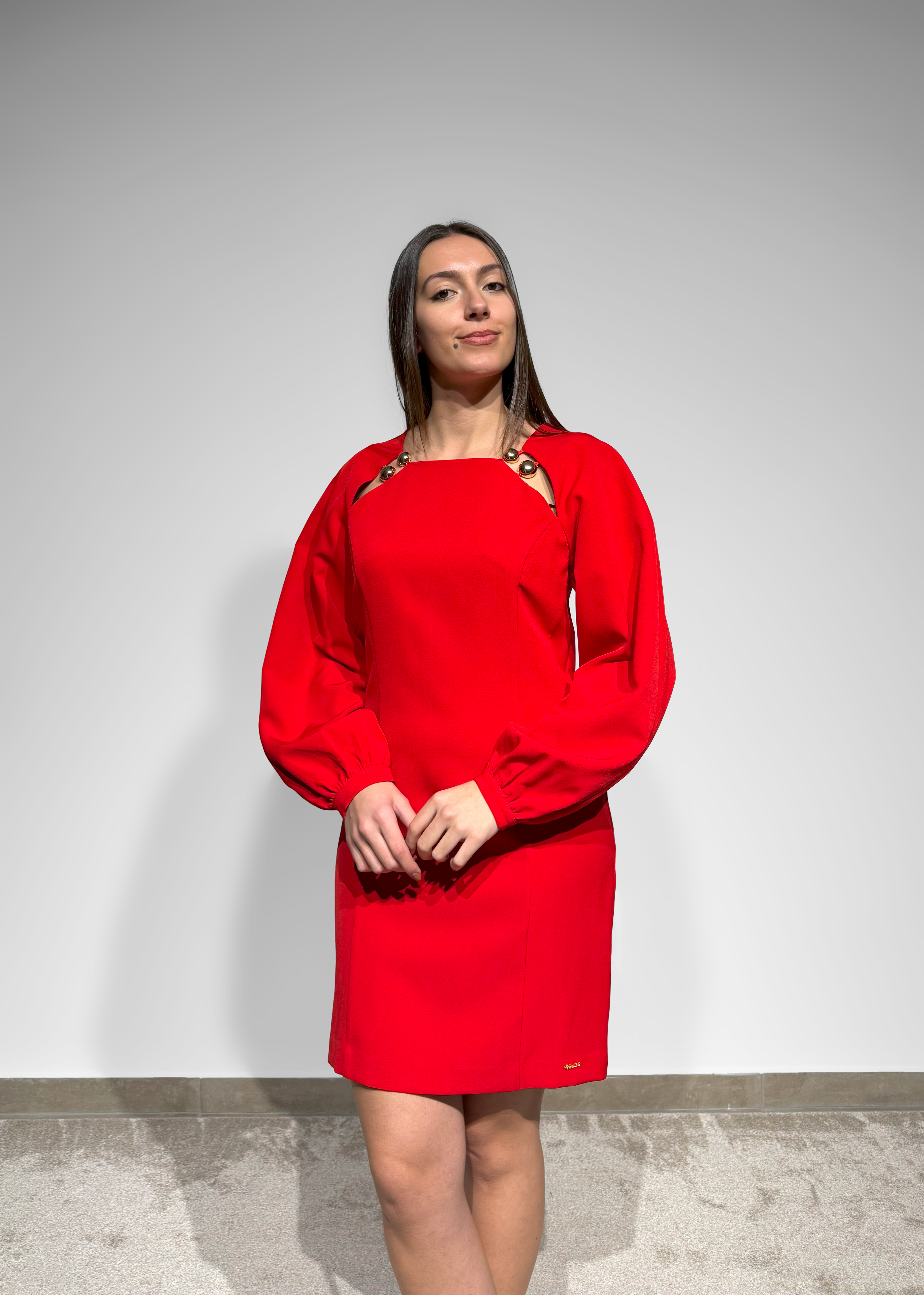 Vestido vermelho Koralline