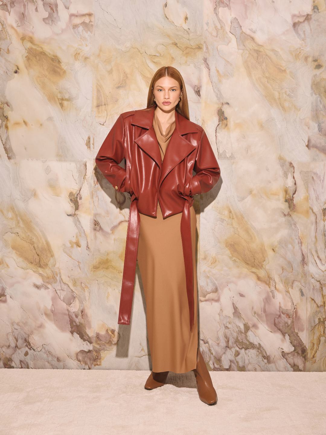 PU Leather Perfecto Jacket Lança Perfume