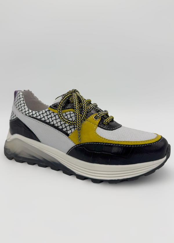 Black and Yellow Sneakers MLV