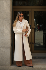 Sahoco Long Coat in Premium Wool Sahoco