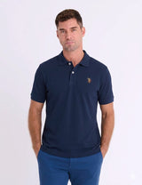Multi Color Logo Solid Polo Shirt U.S. Polo Assm.