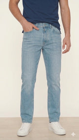 Bleach Blue Denim Tapered Fit Stretch Jeans U.S. Polo Assn.