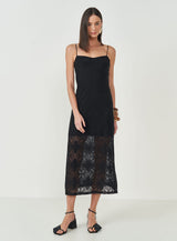 Comfort Lace Midi Dress Colcci